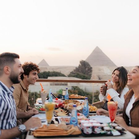 Tree Lounge Pyramids View Inn , Sphinx Giza Kafret el-Gabal Dış mekan fotoğraf