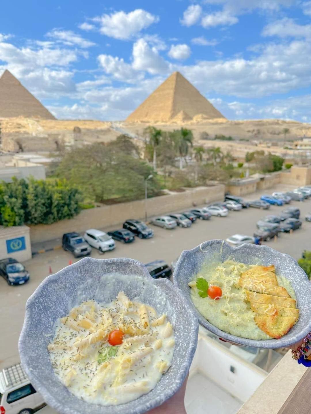 Tree Lounge Pyramids View Inn , Sphinx Giza Kafret el-Gabal Dış mekan fotoğraf