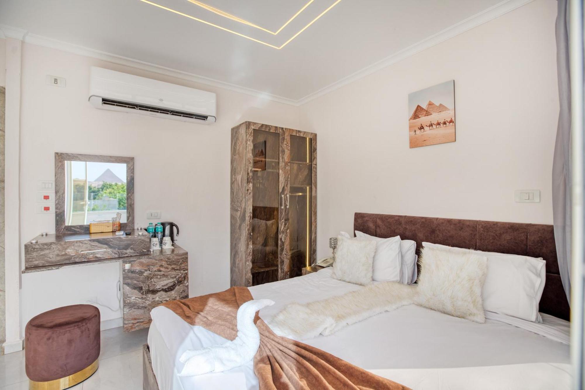Tree Lounge Pyramids View Inn , Sphinx Giza Kafret el-Gabal Dış mekan fotoğraf