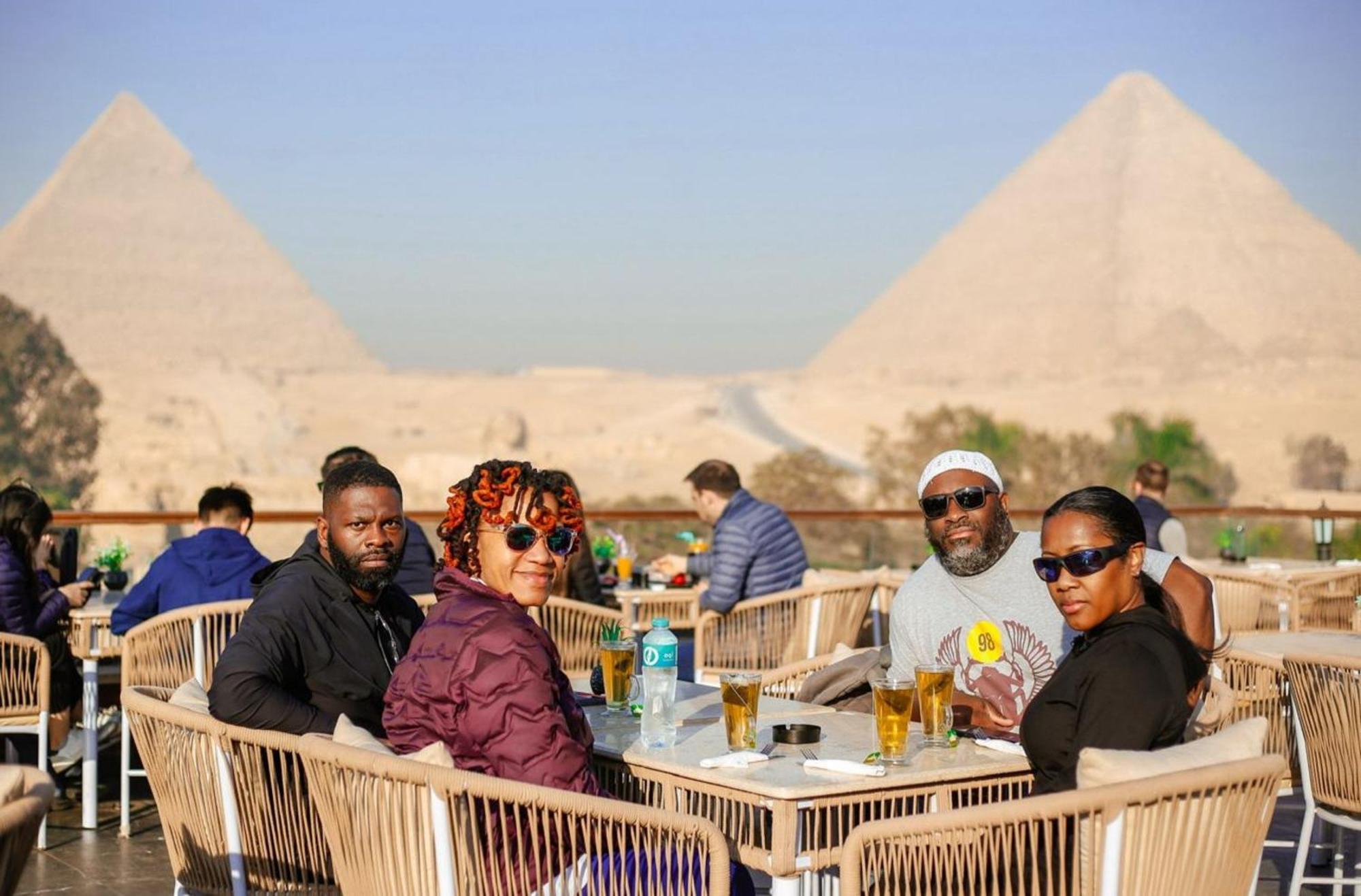Tree Lounge Pyramids View Inn , Sphinx Giza Kafret el-Gabal Dış mekan fotoğraf