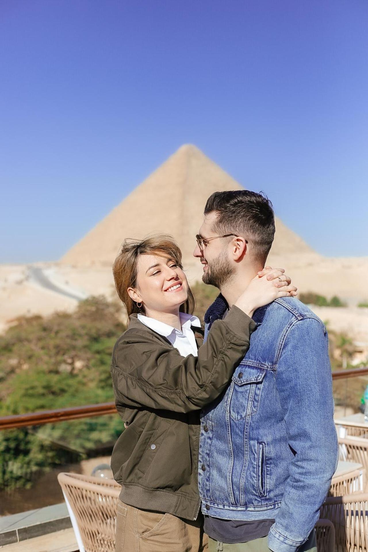 Tree Lounge Pyramids View Inn , Sphinx Giza Kafret el-Gabal Dış mekan fotoğraf