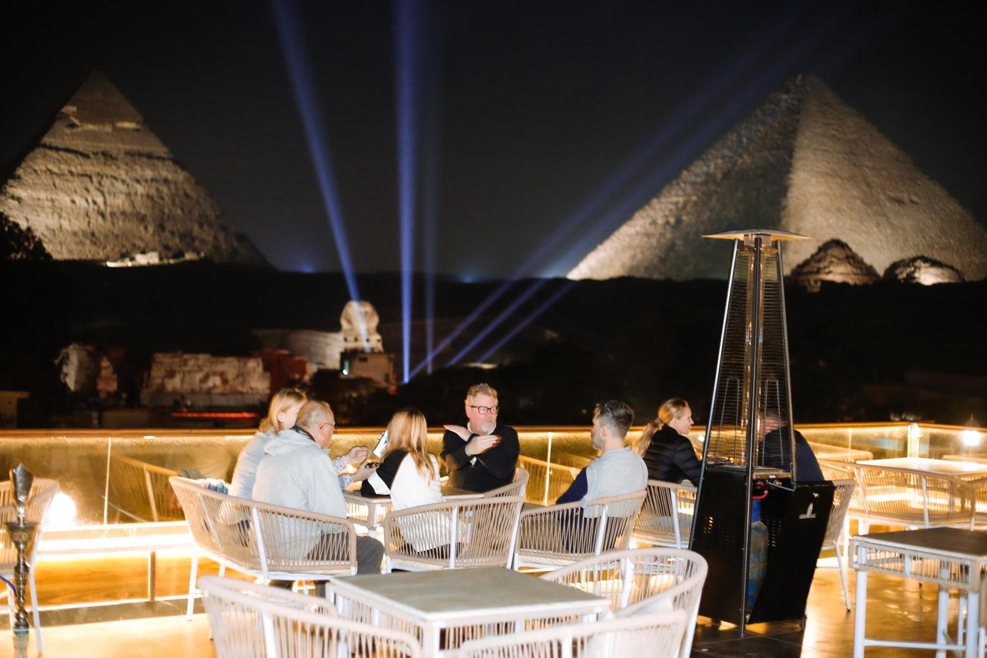 Tree Lounge Pyramids View Inn , Sphinx Giza Kafret el-Gabal Dış mekan fotoğraf