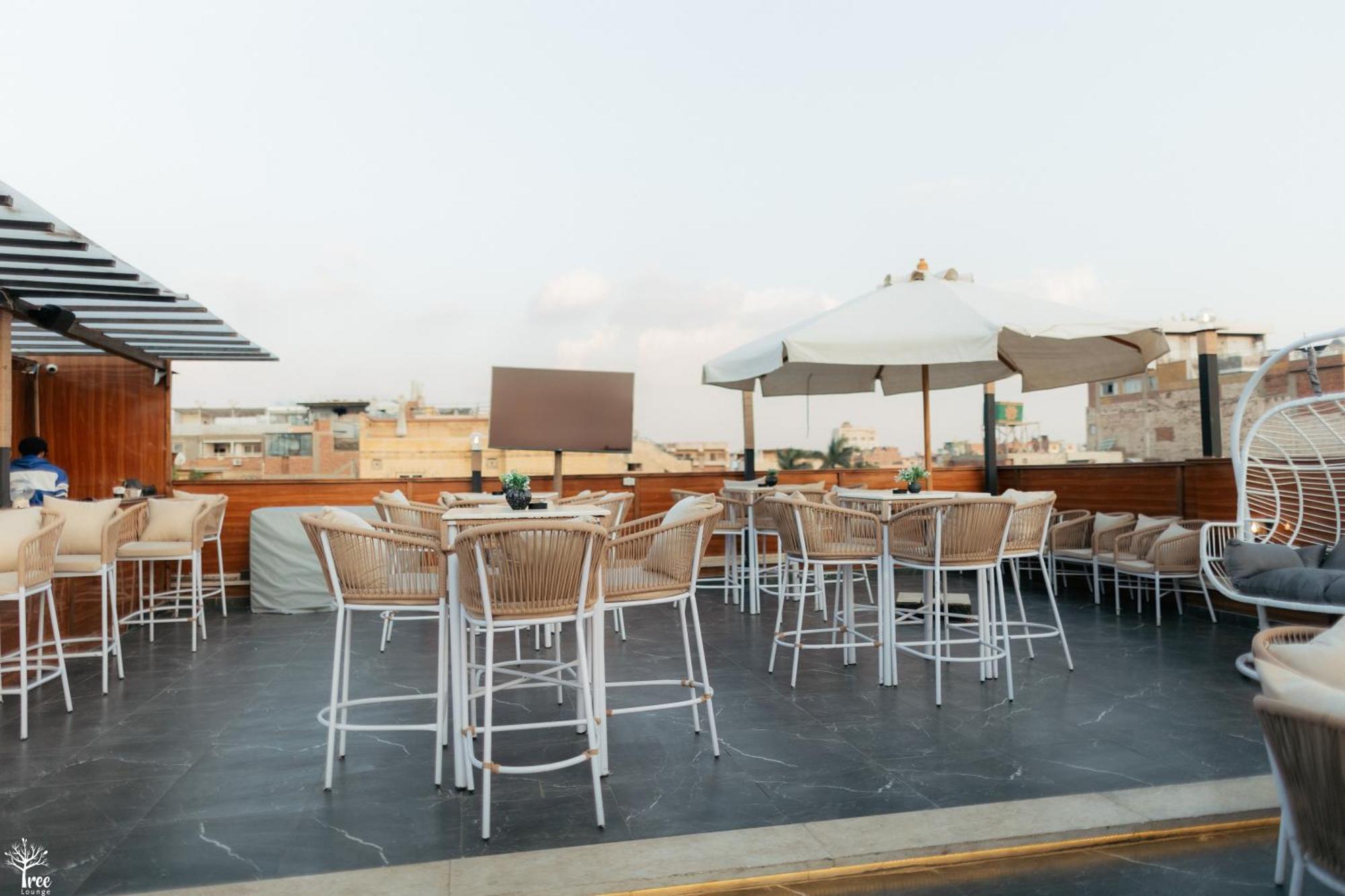 Tree Lounge Pyramids View Inn , Sphinx Giza Kafret el-Gabal Dış mekan fotoğraf
